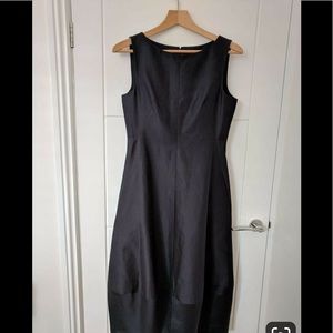 Beautiful cocoon dress cotton-silk dress